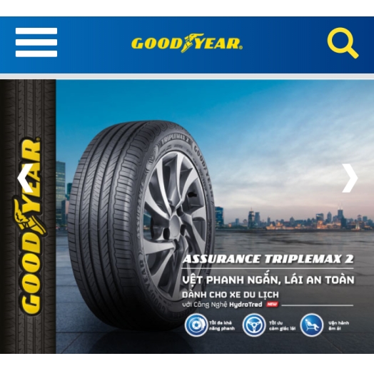 Lốp Goodyear 205/55R17 ASSURANCE TRIPLEMAX 2